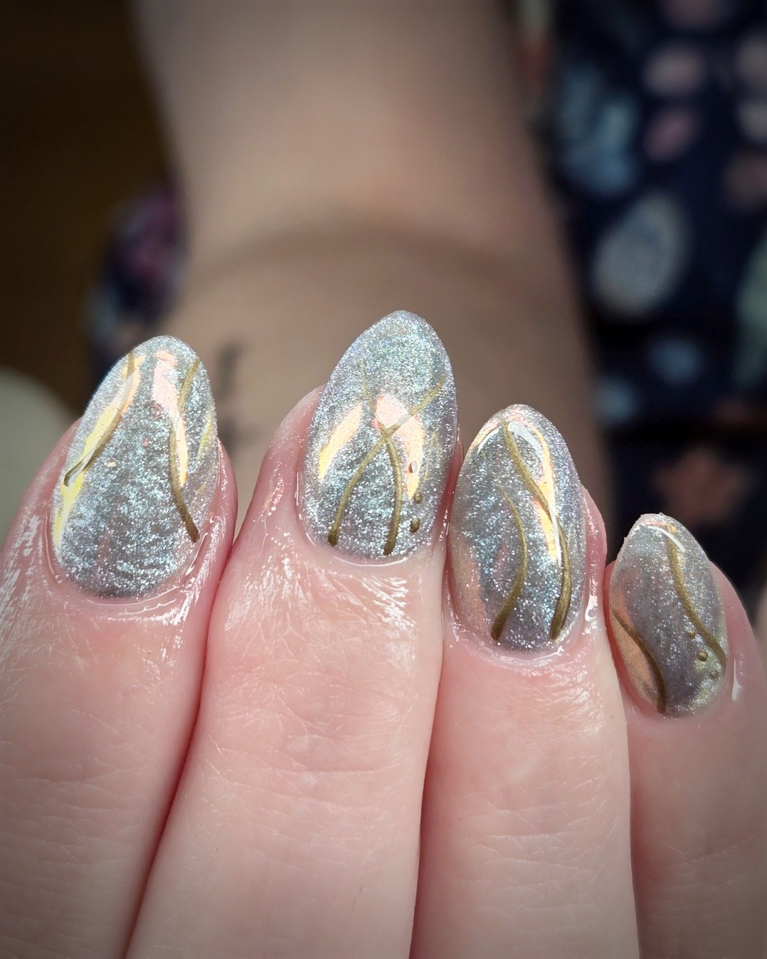 Licensed Nail Tech
Certified Master Pedicurist 
Located in Mount Horeb, WI

Treatment: Chrome and Hand-Painted Design

 #nailinspo #naildesigns #nailartist #nailtech #nailart #mounthorebwi #nailswag #hardgelnails #gelmanicure #polisheddesigns #nails #gelnails #manicure