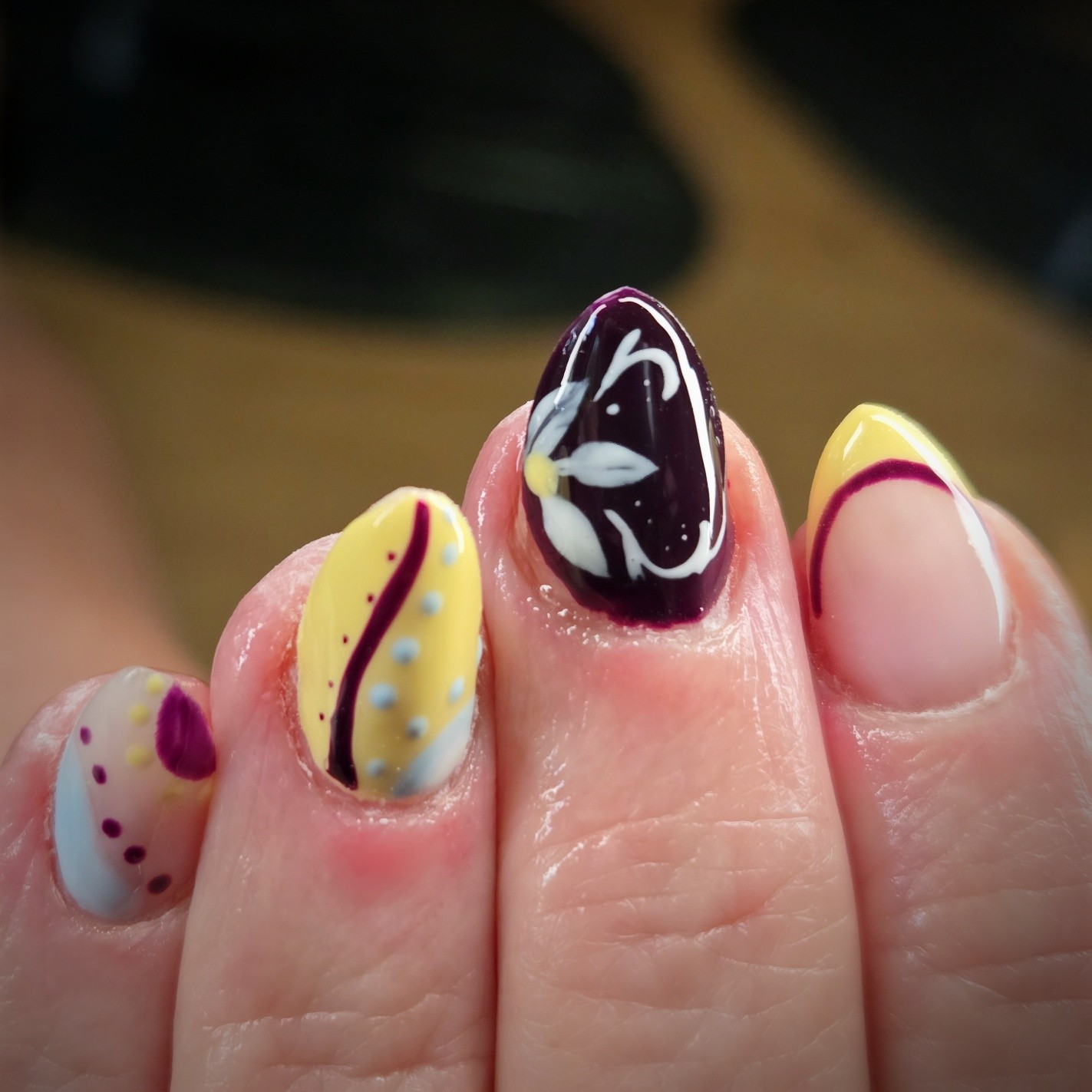 Licensed Nail Tech 
Certified Master Pedicurist 
Located in Mount Horeb, WI

 #wisconsinnails #naildesigns #mounthorebwi #nails #mounthorebnails #wisconsinnails #nailinspo #naillove #nailartist #polisheddesigns #hardgel #nailart #gelnails