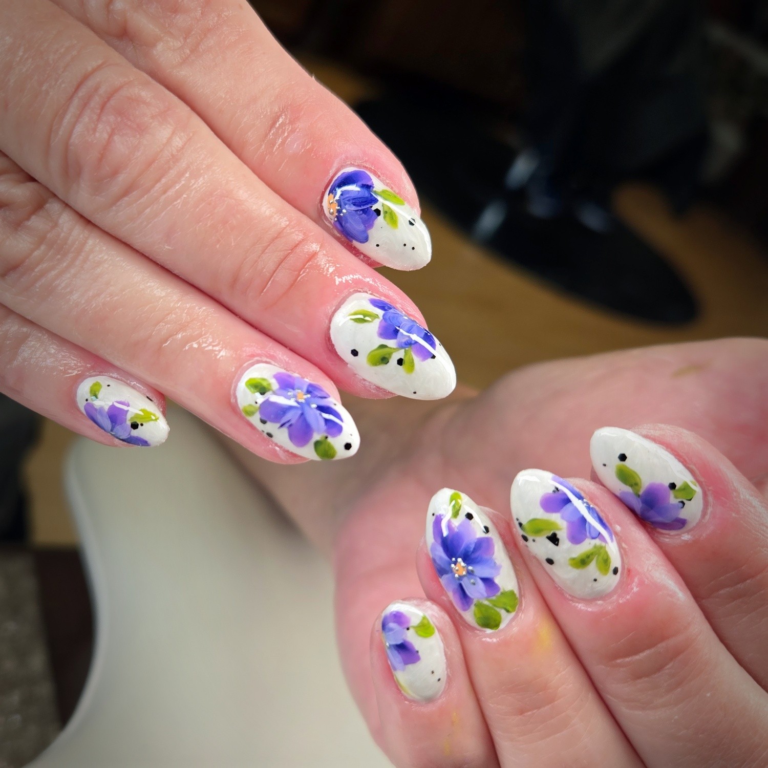 Licensed Nail Tech 
Certified Master Pedicurist 
Located in Mount Horeb, WI

 #wisconsinnails #naildesigns #mounthorebwi #nails #mounthorebnails #wisconsinnails #nailinspo #naillove #nailartist #polisheddesigns #hardgel #nailart #gelnails