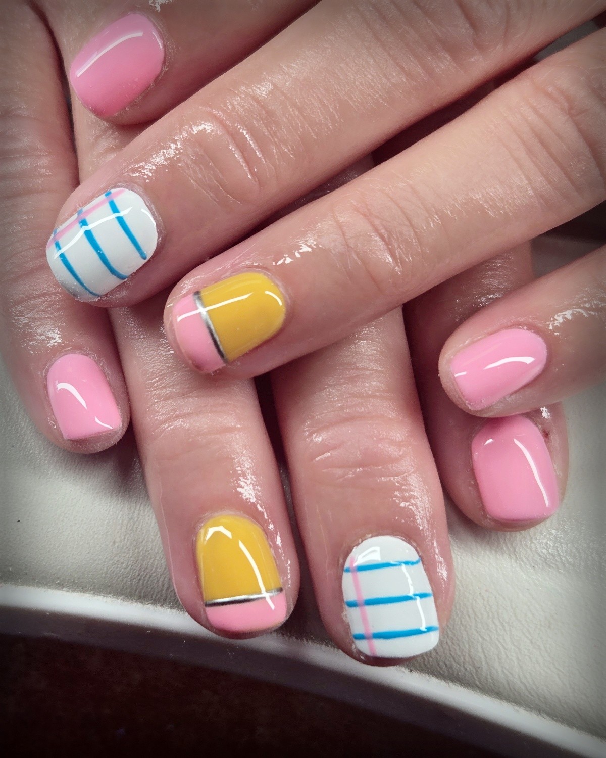 Dare I say it is back to school time?

Licensed Nail Tech 
Certified Master Pedicurist 
Located in Mount Horeb, WI

 #wisconsinnails #naildesigns #mounthorebwi #nails #mounthorebnails #wisconsinnails #nailinspo #naillove #nailartist #polisheddesigns #hardgel #nailart #gelnails